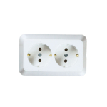  СЪЕДИНИТЕЛ ДВОЕН БЕЗ ШНУР /ЧЕРЕН, БЯЛ/