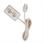  СЪЕДИНИТЕЛ ДВОЕН С 2 М /ЧЕРЕН, БЯЛ/